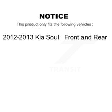 Load image into Gallery viewer, Front Rear Disc Brake Rotors And Ceramic Pads Kit For 2012-2013 Kia Soul