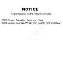 Load image into Gallery viewer, [Front+Rear] 2003 Subaru Forester Impreza Premium OE Brake Rotors &amp; Ceramic Pads Kit For Max Braking
