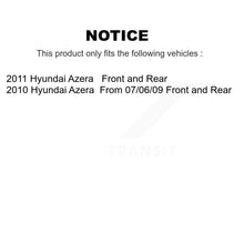 Load image into Gallery viewer, Front Rear Disc Brake Rotors And Ceramic Pads Kit For 2010-2011 Hyundai Azera