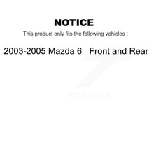 Load image into Gallery viewer, [Front+Rear] 2003-2005 Mazda 6 Premium OE Brake Rotors &amp; Ceramic Pads Kit For Max Braking