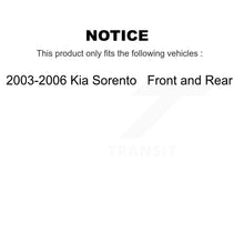 Load image into Gallery viewer, [Front+Rear] 2003-2006 Kia Sorento Premium OE Brake Rotors &amp; Ceramic Pads Kit For Max Braking