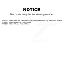 Load image into Gallery viewer, Front Rear Disc Brake Rotors And Ceramic Pads Kit For Subaru Outback Legacy WRX