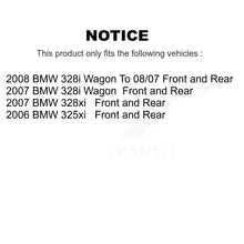 Charger l'image dans la galerie, Front Rear Disc Brake Rotors And Ceramic Pads Kit For BMW 328i 328xi 325xi