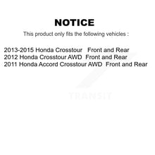 Load image into Gallery viewer, Front Rear Disc Brake Rotors And Ceramic Pads Kit For Honda Crosstour Accord