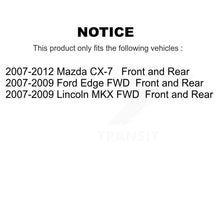 Load image into Gallery viewer, Front Rear Disc Brake Rotor Ceramic Pad Kit For Ford Edge Mazda CX-7 Lincoln MKX