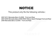 Load image into Gallery viewer, Front Rear Disc Brake Rotor Ceramic Pad Kit For Mercedes-Benz CLS550 CLS500 E550