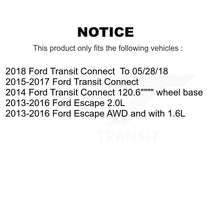 Load image into Gallery viewer, Front Rear Disc Brake Rotors And Ceramic Pad Kit For Ford Escape Transit Connect