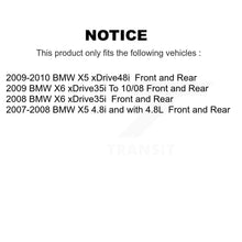 Load image into Gallery viewer, Front Rear Disc Brake Rotors And Ceramic Pads Kit For BMW X5 X6