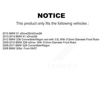 Load image into Gallery viewer, Front Rear Disc Brake Rotors And Ceramic Pads Kit For BMW 328i xDrive X1 328xi