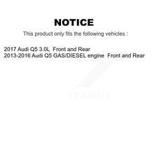 Charger l'image dans la galerie, Front Rear Disc Brake Rotors And Ceramic Pads Kit For Audi Q5