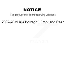 Load image into Gallery viewer, [Front+Rear] 2009-2011 Kia Borrego Premium OE Brake Rotors &amp; Ceramic Pads Kit For Max Braking