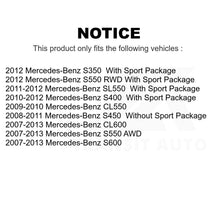 Load image into Gallery viewer, Front Rear Brake Rotor &amp; Ceramic Pad Kit For Mercedes-Benz S550 SL550 S600 CL550