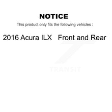 Charger l&#39;image dans la galerie, [Front+Rear] 2016 Acura ILX Premium OE Brake Rotors &amp; Ceramic Pads Kit For Max Braking