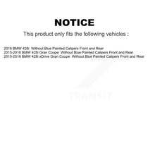 Load image into Gallery viewer, Front Rear Disc Brake Rotors And Ceramic Pads Kit For BMW 428i Gran Coupe xDrive