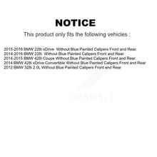 Charger l'image dans la galerie, Front Rear Disc Brake Rotors And Ceramic Pads Kit For BMW 328i 428i xDrive 228i