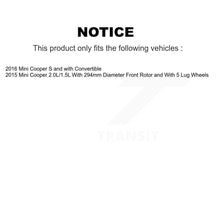 Charger l'image dans la galerie, Front Rear Disc Brake Rotors And Ceramic Pads Kit For Mini Cooper