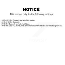 Charger l'image dans la galerie, Front Rear Disc Brake Rotors And Ceramic Pads Kit For Mini Cooper