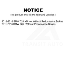 Load image into Gallery viewer, Front Rear Disc Brake Rotors And Ceramic Pads Kit For BMW 528i xDrive