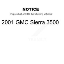 Charger l'image dans la galerie, [Rear] 2001 GMC Sierra 3500 Chevrolet Silverado Premium OE Brake Rotors &amp; Ceramic Pads Kit For Max Braking