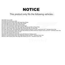 Charger l'image dans la galerie, Rear Disc Brake Rotor Ceramic Pad Kit For Chevrolet Express 3500 2500 GMC Savana