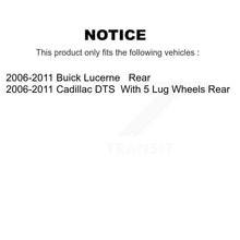 Load image into Gallery viewer, Rear Disc Brake Rotor &amp; Ceramic Pad Kit For 2006-2011 Buick Lucerne Cadillac DTS