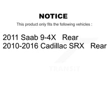 Load image into Gallery viewer, Rear Disc Brake Rotors And Ceramic Pads Kit For Cadillac SRX Saab 9-4X