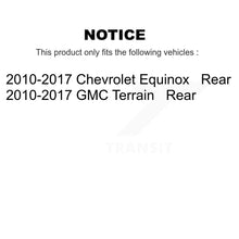 Load image into Gallery viewer, Rear Brake Rotor And Ceramic Pad Kit For 2010-2017 Chevrolet Equinox GMC Terrain