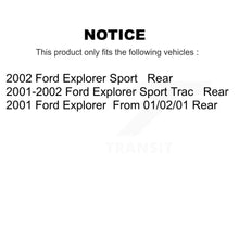 Load image into Gallery viewer, Rear Disc Brake Rotors And Ceramic Pads Kit For Ford Explorer Sport Trac