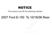 Load image into Gallery viewer, Rear Disc Brake Rotors And Ceramic Pads Kit For 2007 Ford E-150 To 10 16 06