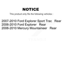 Load image into Gallery viewer, Rear Disc Brake Rotors And Ceramic Pads Kit For Ford Explorer Sport Trac Mercury