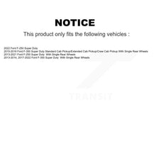 Charger l'image dans la galerie, Rear Disc Brake Rotors And Ceramic Pads Kit For Ford F-250 Super Duty F-350