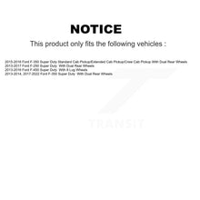 Charger l'image dans la galerie, Rear Disc Brake Rotors And Ceramic Pad Kit For Ford F-250 Super Duty F-350 F-450