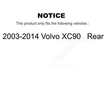 Charger l&#39;image dans la galerie, Rear Disc Brake Rotors And Ceramic Pads Kit For 2003-2014 Volvo XC90