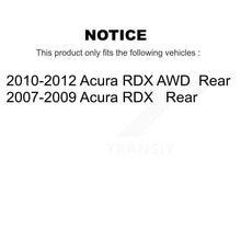 Charger l&#39;image dans la galerie, Rear Disc Brake Rotors And Ceramic Pads Kit For Acura RDX