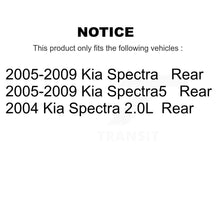 Charger l&#39;image dans la galerie, Rear Disc Brake Rotors And Ceramic Pads Kit For Kia Spectra Spectra5