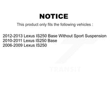 Charger l'image dans la galerie, Rear Disc Brake Rotors And Ceramic Pads Kit For Lexus IS250