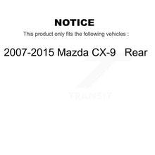 Load image into Gallery viewer, Rear Disc Brake Rotors And Ceramic Pads Kit For 2007-2015 Mazda CX-9