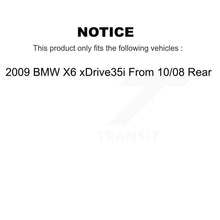 Load image into Gallery viewer, Rear Disc Brake Rotors And Ceramic Pads Kit For 2009 BMW X6 xDrive35i From 10 08