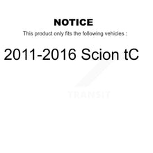 Charger l'image dans la galerie, [Rear] 2011-2016 Scion tC Premium OE Brake Rotors &amp; Ceramic Pads Kit For Max Braking
