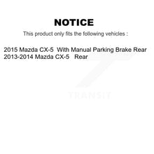 Load image into Gallery viewer, Rear Disc Brake Rotors And Ceramic Pads Kit For Mazda CX-5