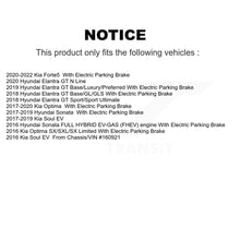 Load image into Gallery viewer, Rear Brake Rotor &amp; Ceramic Pad Kit For Hyundai Sonata Kia Optima Elantra GT Soul