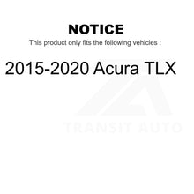 Load image into Gallery viewer, Rear Disc Brake Rotors And Ceramic Pads Kit For 2015-2020 Acura TLX