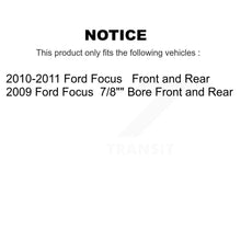 Load image into Gallery viewer, Front Rear Disc Brake Rotors Ceramic Pads And Drum Kit (9Pc) For Ford Focus