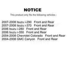 Charger l'image dans la galerie, Front Rear Brake Rotor Ceramic Pad And Drum Kit (7Pc) For Chevrolet Colorado GMC