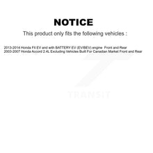 Charger l'image dans la galerie, Front Rear Disc Brake Rotors Ceramic Pad And Drum Kit (7Pc) For Honda Accord Fit