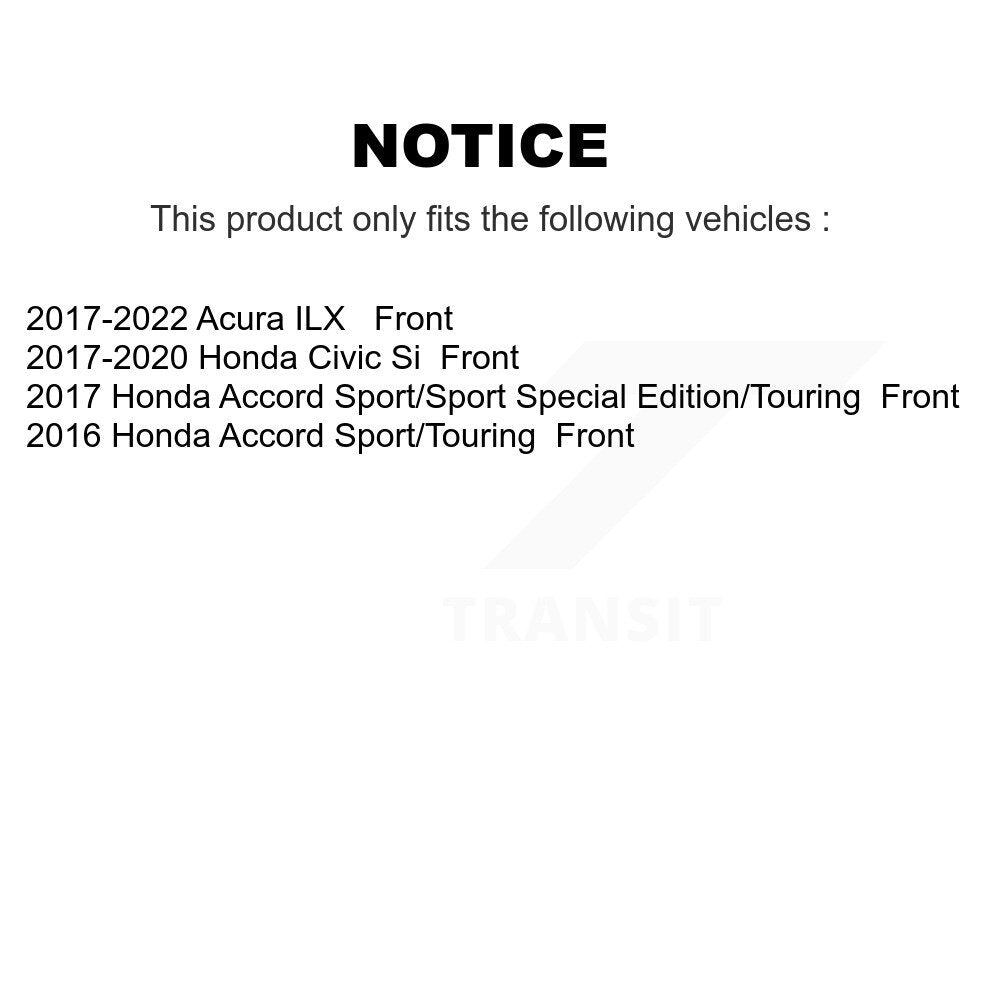 Front Disc Brake Rotors And Ceramic Pads Kit For Honda Civic Accord Acura ILX