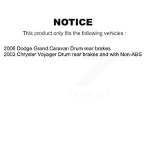 Load image into Gallery viewer, Front Rear Disc Brake Rotor Ceramic Pad &amp; Drum Kit (9Pc) For Dodge Grand Caravan Chrysler K8T-102686