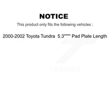 Load image into Gallery viewer, Front Rear Disc Brake Rotors Ceramic Pads And Drum Kit (9Pc) For Toyota Tundra K8T-102708