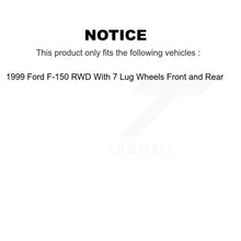 Load image into Gallery viewer, [Front+Rear] 1999 Ford F-150 RWD Premium OE Brake Rotor Drum Kit &amp; Ceramic Pads For Max Braking