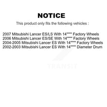 Load image into Gallery viewer, Front Rear Disc Brake Rotor Ceramic Pad And Drum Kit (7Pc) For Mitsubishi Lancer